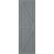 Ekena Millwork True Fit PVC Two Equal Panel Farmhouse Fixed Mount Shutters w/ Z-Bar, Ocean Swell , 15W x 32H, PR TFP102FH15X032CH - alternate 11